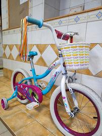 bicicletta bambina femmina 16 semi nuova
