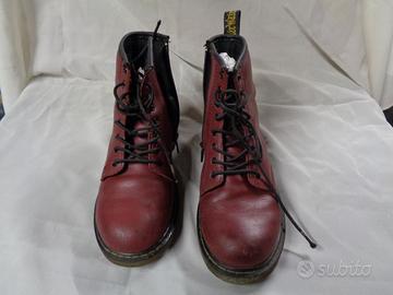 dr martens bambina / bambino rosse n.34