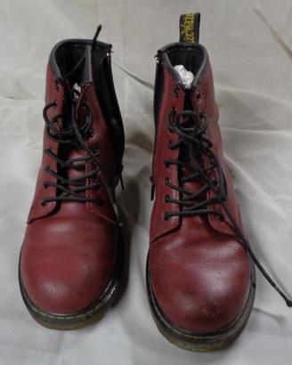 dr martens bambina / bambino rosse n.34
