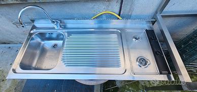 piano cucina in inox