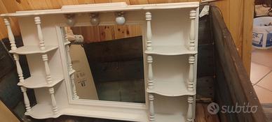 mobiletto specchio bagno