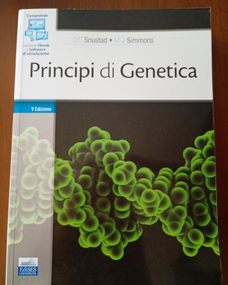 libro università princìpi di genetica 