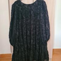 vestito nero zara