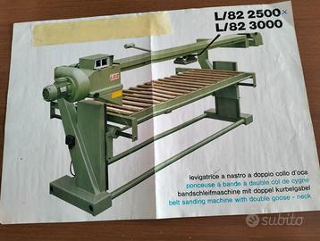Levigatrice a nastro professionale.