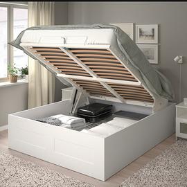 Letto contenitore  matrimoniale BRIMNES IKEA