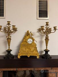 Orologio parigina bronzo dorato