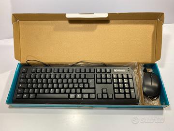 SET Atlantis Tastiera e Mouse USB Nuovi