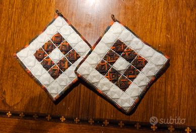 Presine fatte a mano [bianco e marrone]