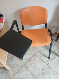 Sedia con ribaltina per aula o ufficio – colore ar