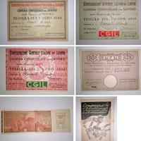 Tessera Confederazione Italiana/Partito Comunista