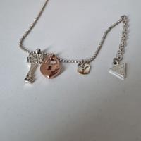 Collana/Girocollo Guess Cuore Lucchetto Oro Rosa