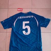 maglia Italia 2010 con autografo di Cannavaro 