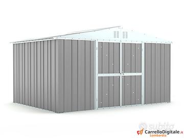 Box lamiera deposito Acciaio 403x269 grigio chiaro