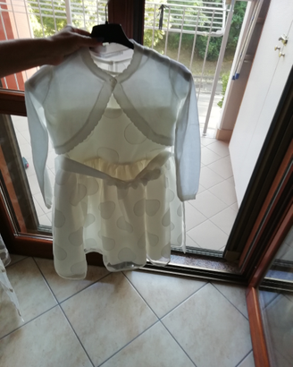 Vestito da cerimonia o comunione da bambina 10 ann