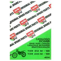 Catalogo ricambi Aprilia TXR 312 M e TXR 240 M