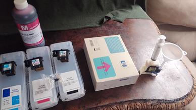 Plotter hp designjet 500 A0 +kit un continuo+extra