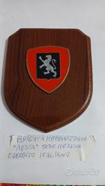 crest Brigata Meccanizzata AOSTA sede Messina 