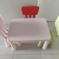 Tavolo Mammut Ikea + 3 sedie