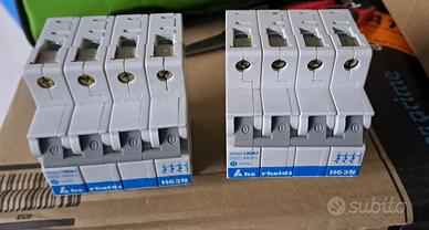 Interruttore magnetotermico 4P 25A e 20A 415V