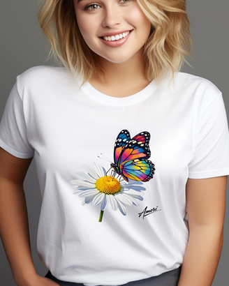 Maglietta donna Cotone. Linea Amori. T-shirt donna