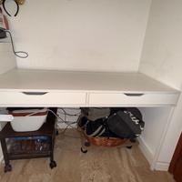 Scrivania Bianca “Alex” Ikea Usata