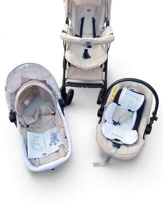 Trio Chicco Sprint 3in1 - Passeggino + Navicella +