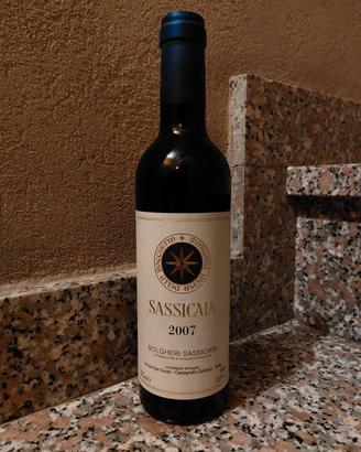 vino Sassicaia 2007 0.375 Lt.