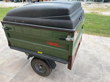 Carrello rimorchio Ellebi trasporto cani