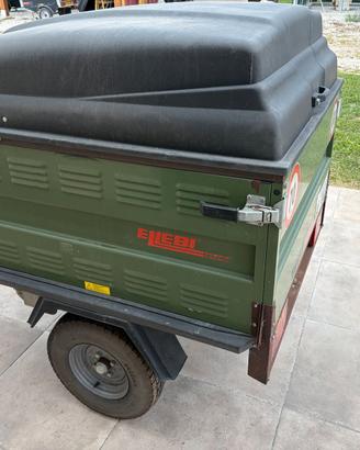 Carrello rimorchio Ellebi trasporto cani