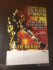 Locandina concerto Jazz Lucio Dalla e Stefano Di B