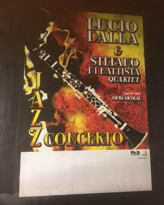 Locandina concerto Jazz Lucio Dalla e Stefano Di B