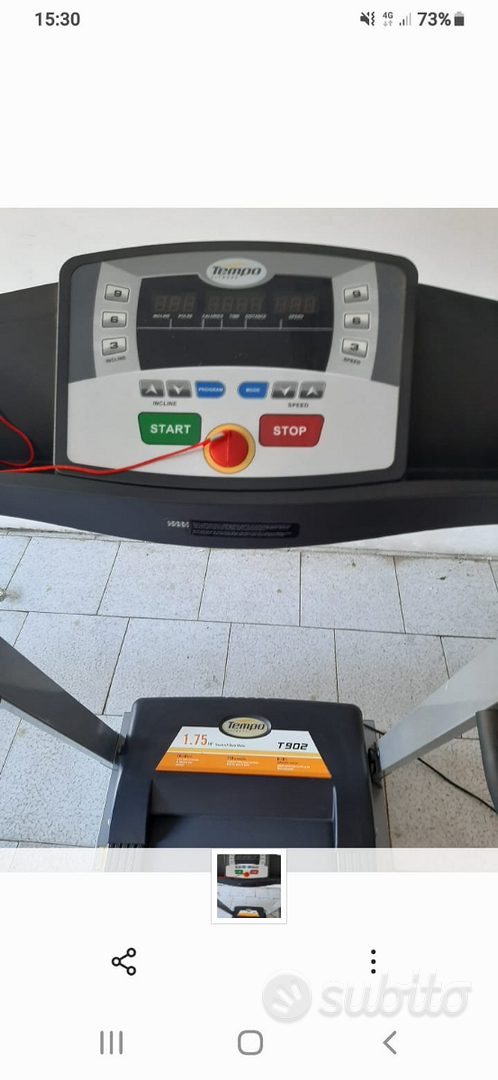 Tempo t902 online treadmill