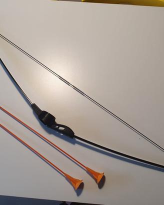 Arco DISCOVERY 100 nero completo di 2 FRECCE