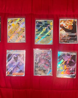 10 carte Pokemon UR, AR e Promo (italiano/GIAPP)