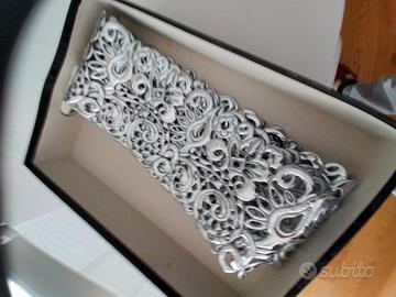 fascia- cintura color argento m. 2,54  NUOVA