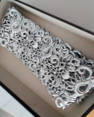 fascia- cintura color argento m. 2,54  NUOVA