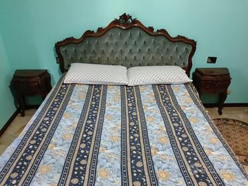 Camera da letto stile barocco in noce nazionale