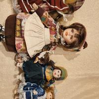 Bambole in ceramica da collezione