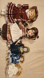 Bambole in ceramica da collezione