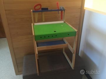 Banchetto hobby legno bambino