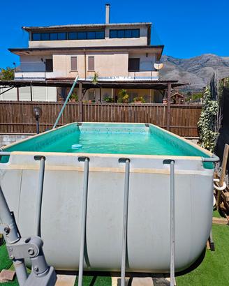Piscina Bestway 8.200 litri + Pompa Intex a sabbia