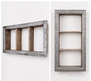 Cornici mensola in legno stile vintage/shabby chic