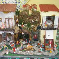 Presepe artigianale fatto interamente a mano