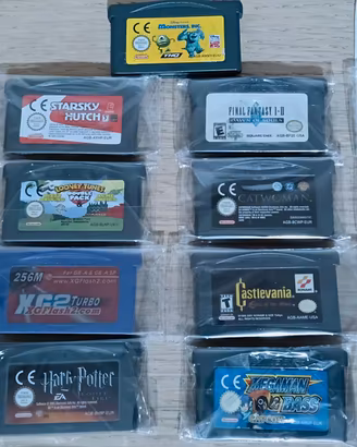 Giochi Nintendo Gameboy Advance PROMO 3x2 