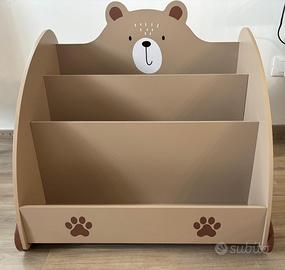 Libreria porta libri per bambini a forma d orsetto