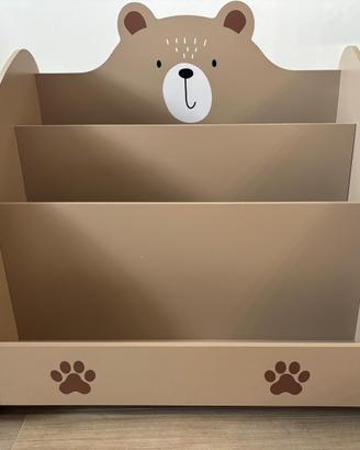 Libreria porta libri per bambini a forma d orsetto