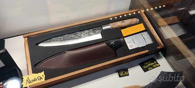 COLTELLO DA CUCINA Chef + Custodia in pelle