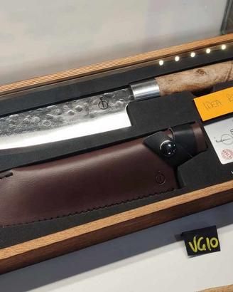 COLTELLO DA CUCINA Chef + Custodia in pelle