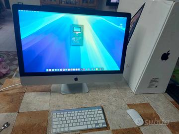 imac 27. 5k|sequoia|ssd256|tastiera,mouse,scatola!