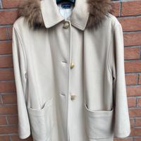 Cappotto lana con cappuccio estraibile